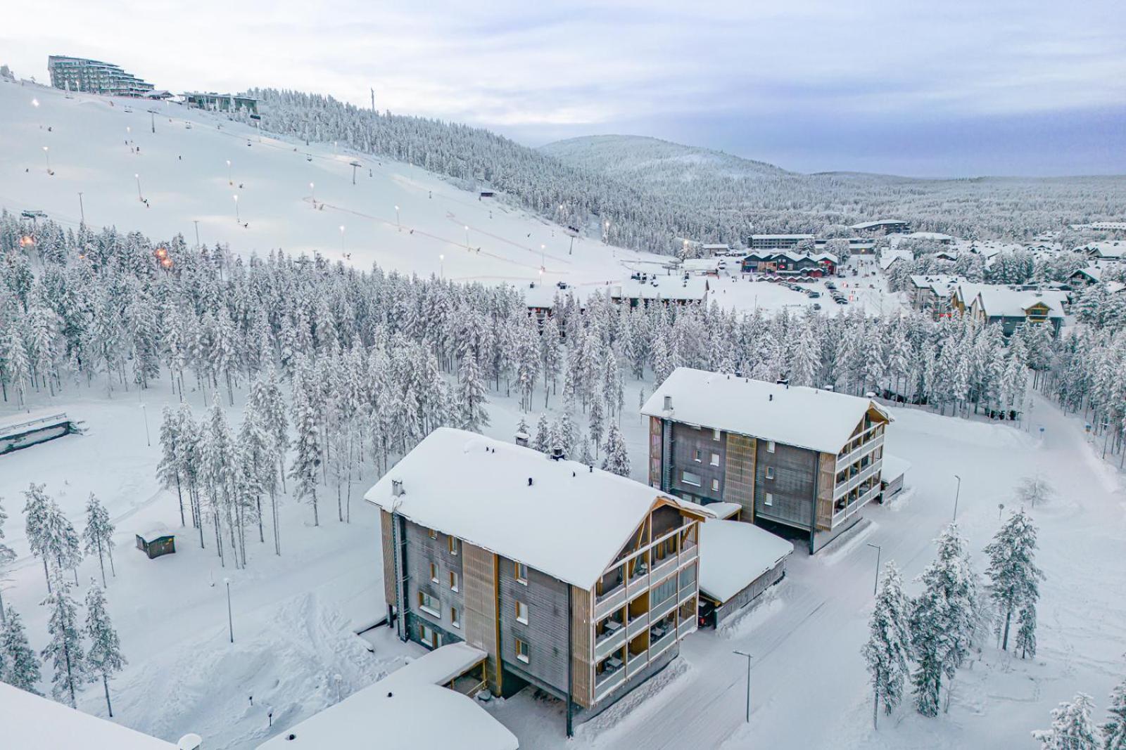 Levi Tunturinlaita A4, Ski-In Ski-Out 3Xbedroom Exterior foto